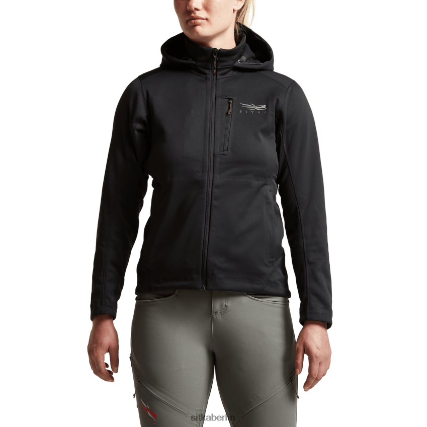 Jacken und Westen de SITKA Gear Frauen Jetstream-Jacke Schwarz ZPVJL0383