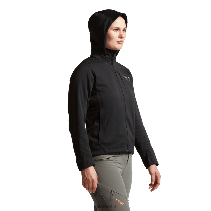 Jacken und Westen de SITKA Gear Frauen Jetstream-Jacke Schwarz ZPVJL0383