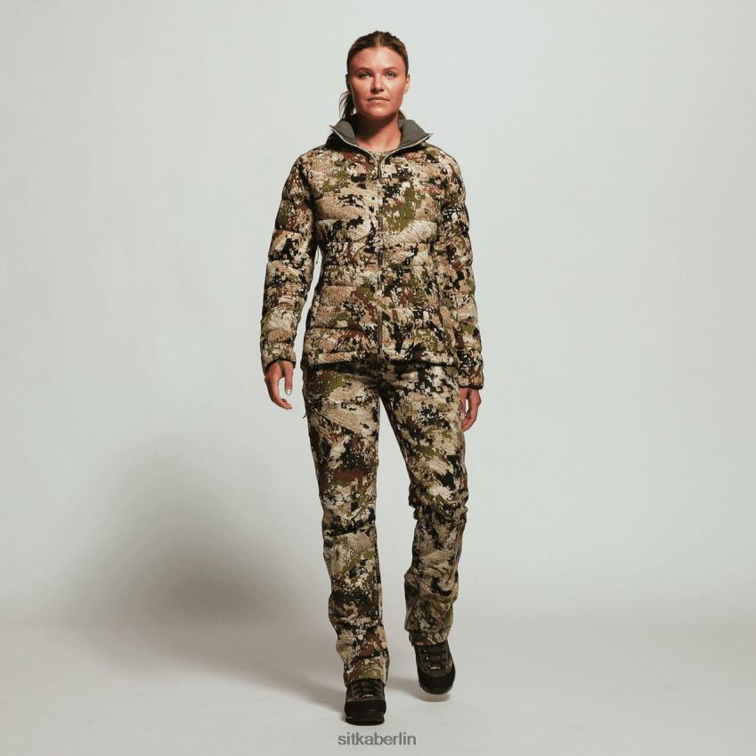 Jacken und Westen de SITKA Gear Frauen Kelvin Lite Daunenjacke Optifade subalpin ZPVJL0377