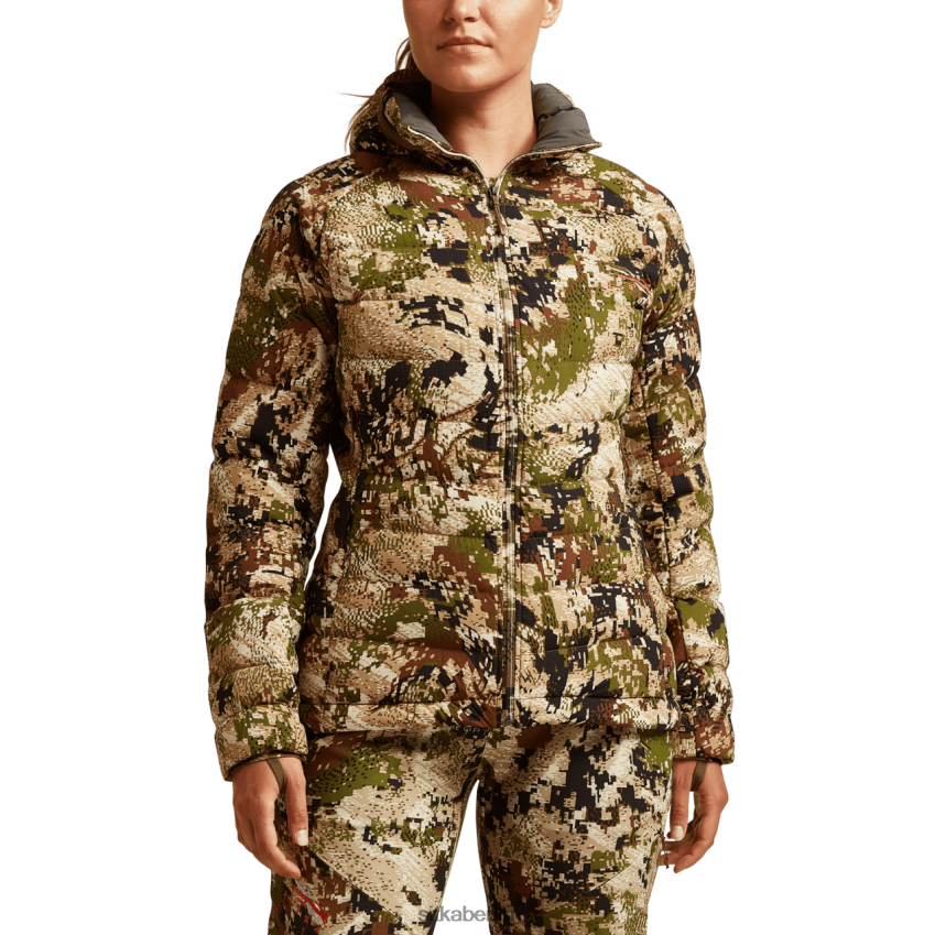 Jacken und Westen de SITKA Gear Frauen Kelvin Lite Daunenjacke Optifade subalpin ZPVJL0377