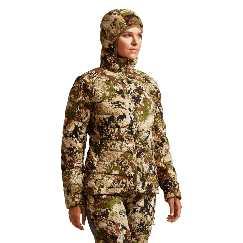Jacken und Westen de SITKA Gear Frauen Kelvin Lite Daunenjacke Optifade subalpin ZPVJL0377
