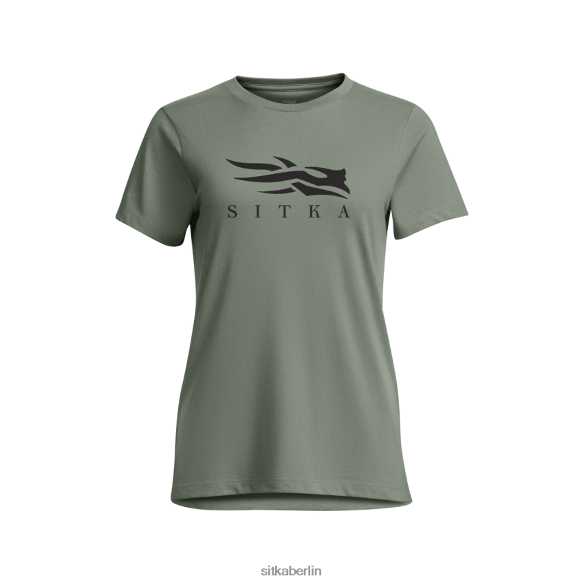 Spitzen de SITKA Gear Frauen Icon-T-Shirt Eukalyptus ZPVJL0406