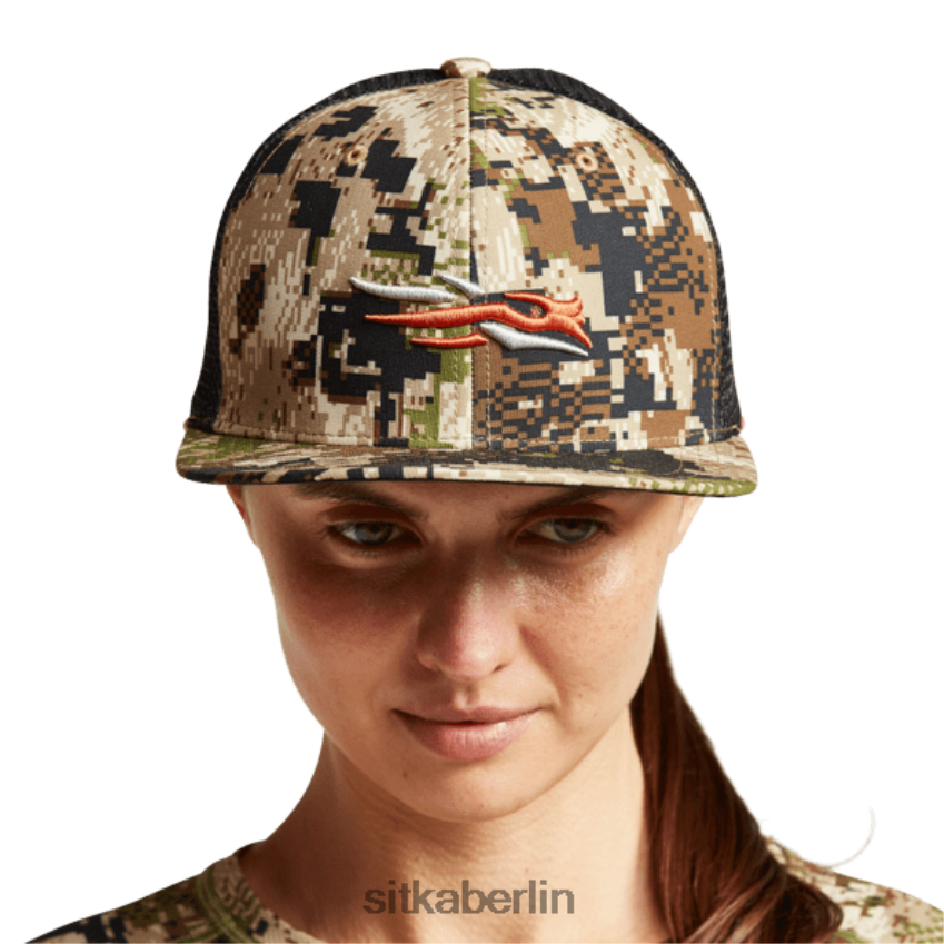 Hüte de SITKA Gear Frauen Trucker Optifade subalpin ZPVJL0417