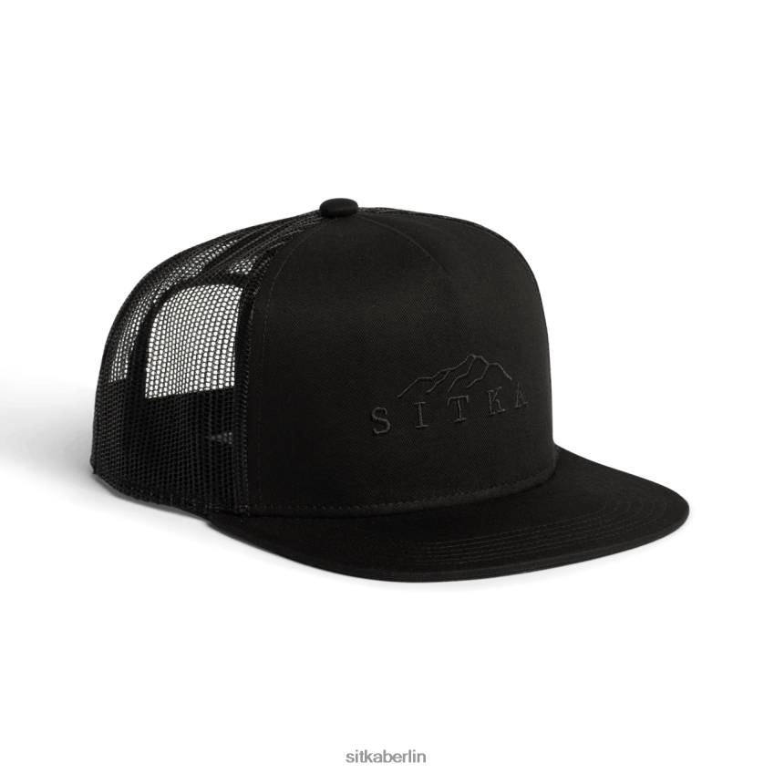 Hüte de SITKA Gear unisex Elevation Hi Pro Trucker Schwarz ZPVJL0319