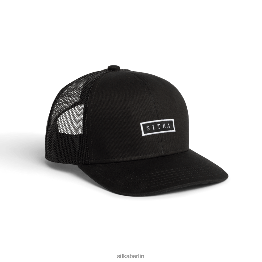 Hüte de SITKA Gear unisex Foundation Mid Pro Trucker Schwarz ZPVJL0325