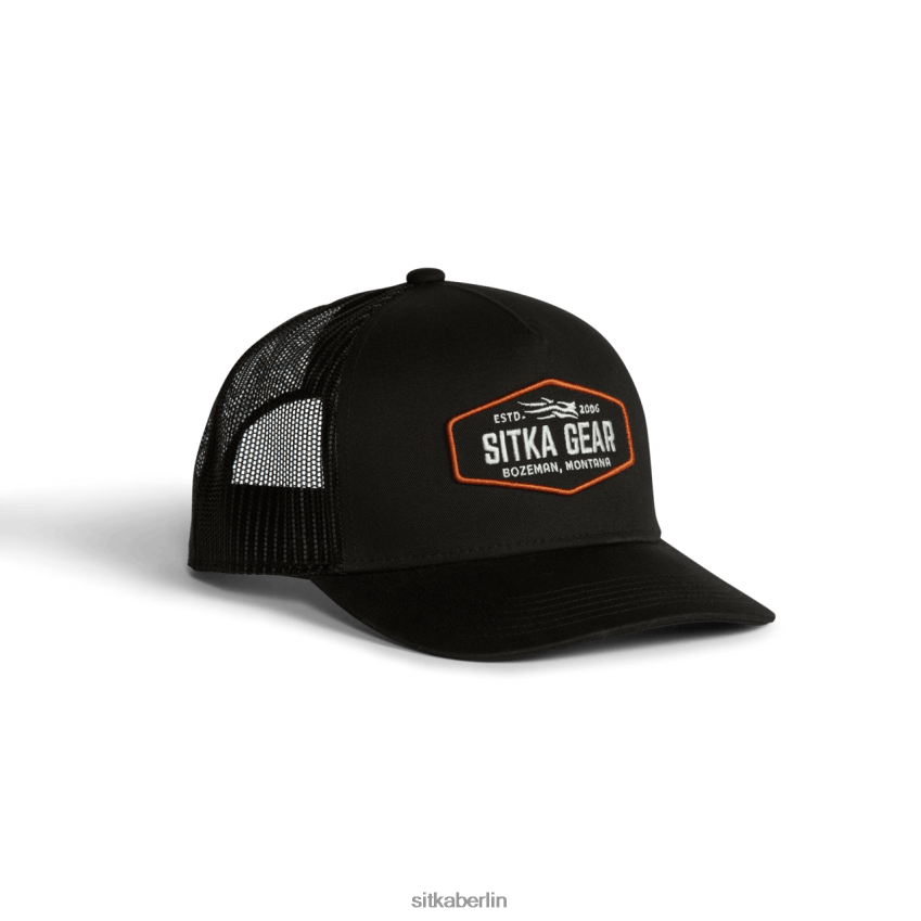 Hüte de SITKA Gear unisex Hex Mid Pro Trucker Schwarz ZPVJL0340