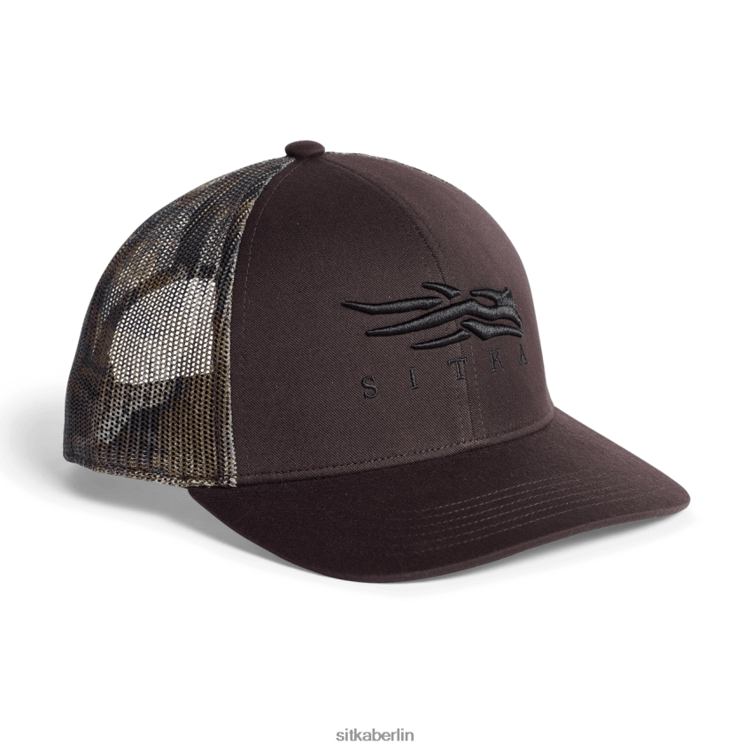 Hüte de SITKA Gear unisex Icon Timber Mid Pro Trucker Schokolade ZPVJL0333