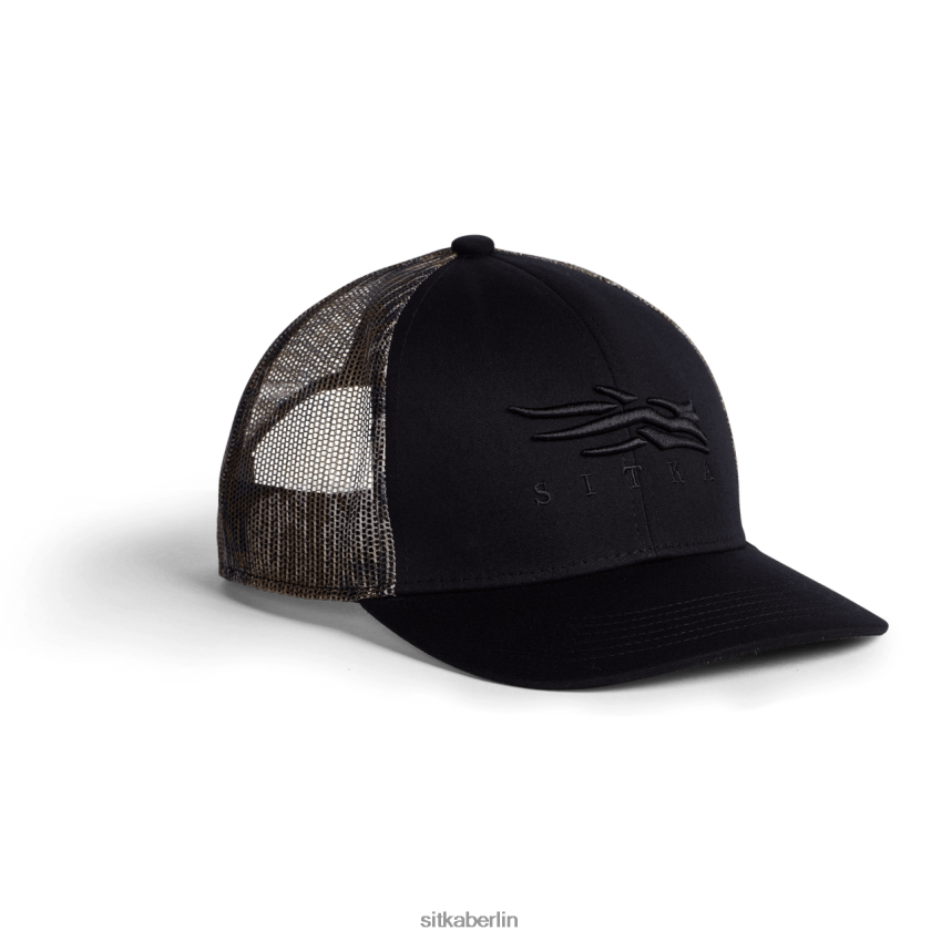 Hüte de SITKA Gear unisex Icon Timber Mid Pro Trucker Schwarz ZPVJL0332