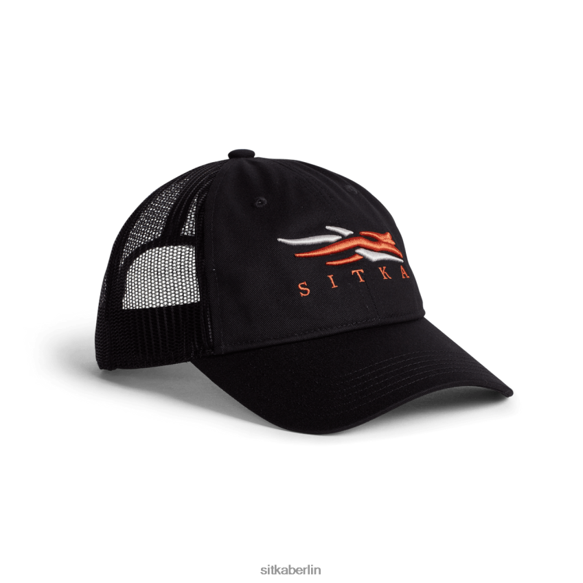 Hüte de SITKA Gear unisex Icon lo Pro Trucker Schwarz ZPVJL0342
