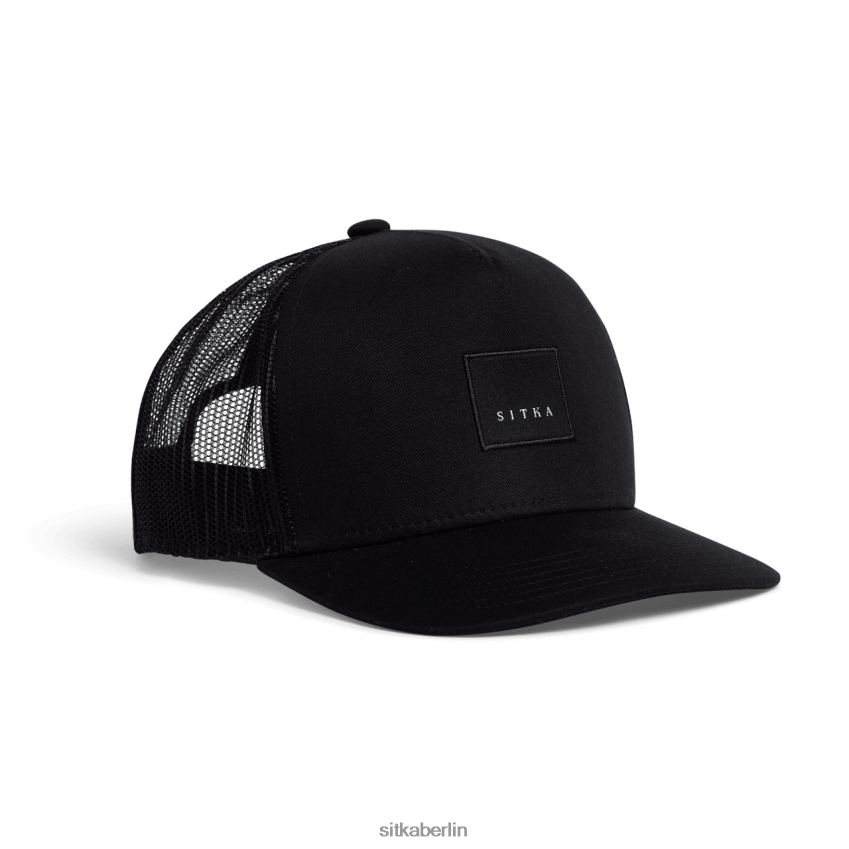 Hüte de SITKA Gear unisex Moderner Patch-Hi-Pro-Trucker Schwarz ZPVJL0310