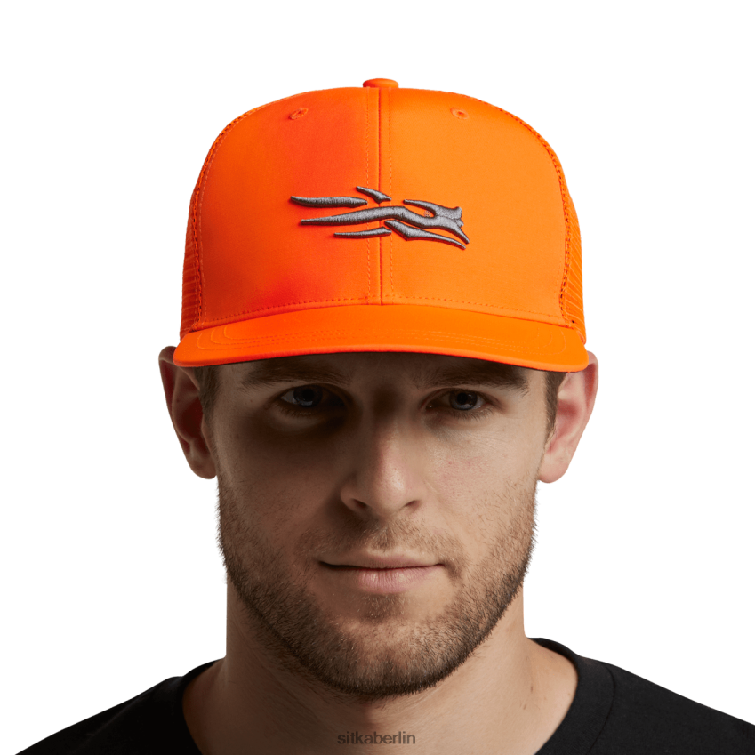 Hüte de SITKA Gear unisex Trucker leuchtendes Orange ZPVJL0295