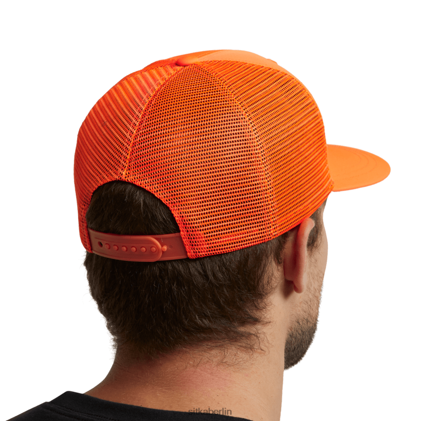 Hüte de SITKA Gear unisex Trucker leuchtendes Orange ZPVJL0295