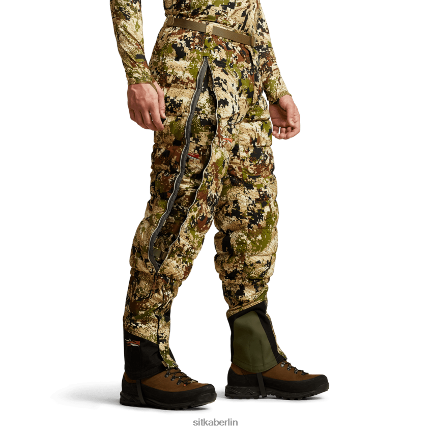Böden de SITKA Gear Männer Kelvin Lite Down 3/4 Hose Optifade subalpin ZPVJL0209
