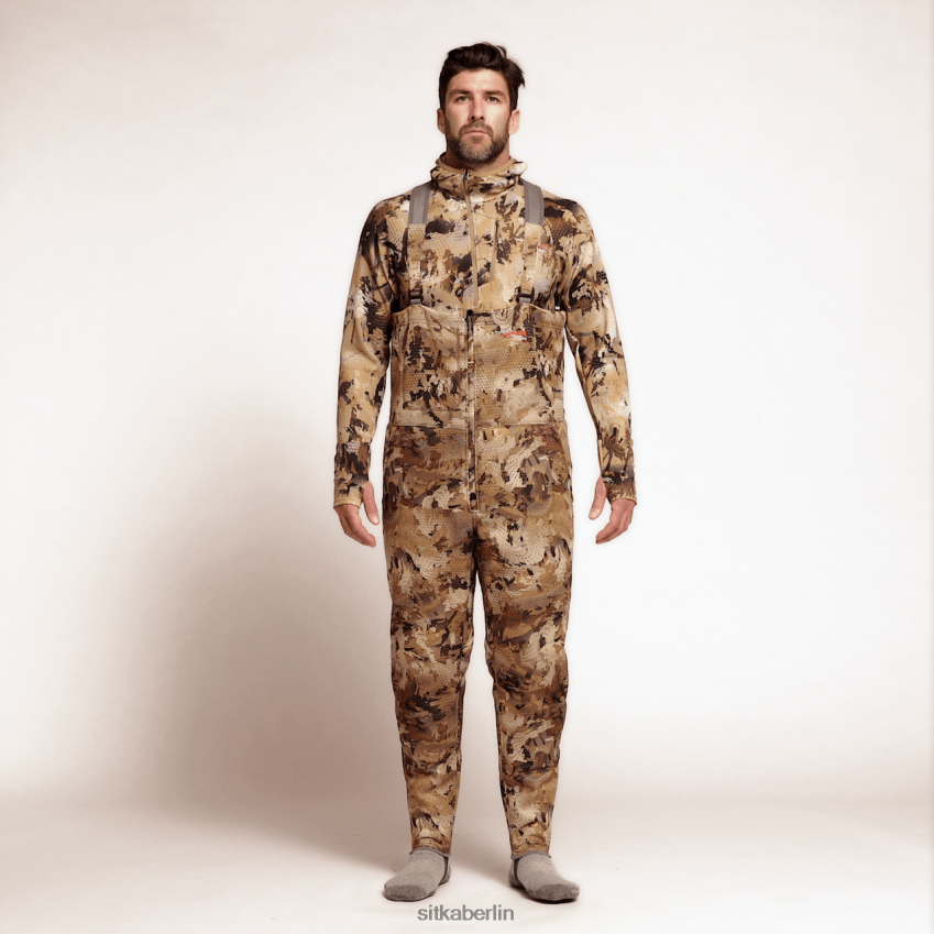 Böden de SITKA Gear Männer Kaltwetter-Lätzchen mit Farbverlauf Optifade Wasservogelsumpf ZPVJL0180