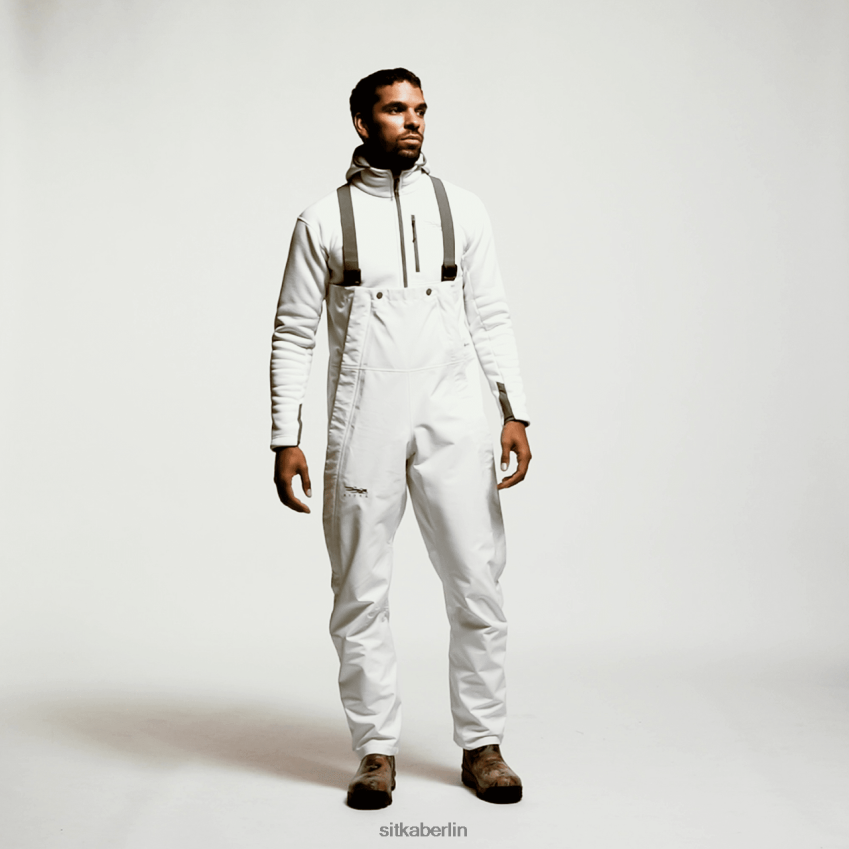 Böden de SITKA Gear Männer Nodak-Lätzchen Weiß ZPVJL0262