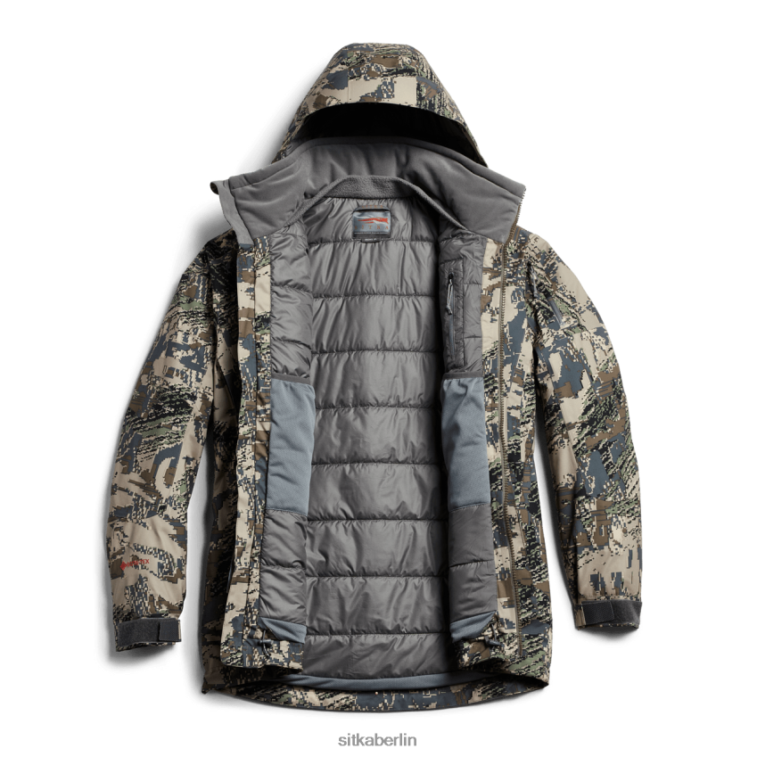 Jacken und Westen de SITKA Gear Männer Blizzard Aerolite Parka Optifade offenes Land ZPVJL01