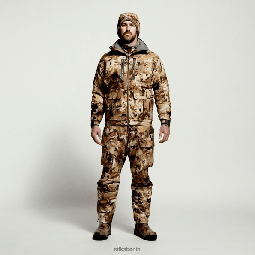 Jacken und Westen de SITKA Gear Männer Boreal Aerolite Jacke Optifade Wasservogelsumpf ZPVJL049