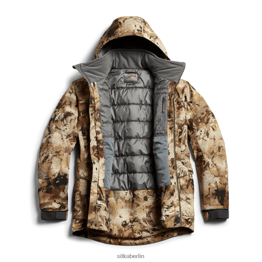 Jacken und Westen de SITKA Gear Männer Boreal Aerolite Jacke Optifade Wasservogelsumpf ZPVJL049