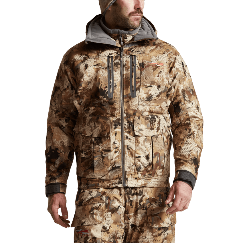 Jacken und Westen de SITKA Gear Männer Boreal Aerolite Jacke Optifade Wasservogelsumpf ZPVJL049