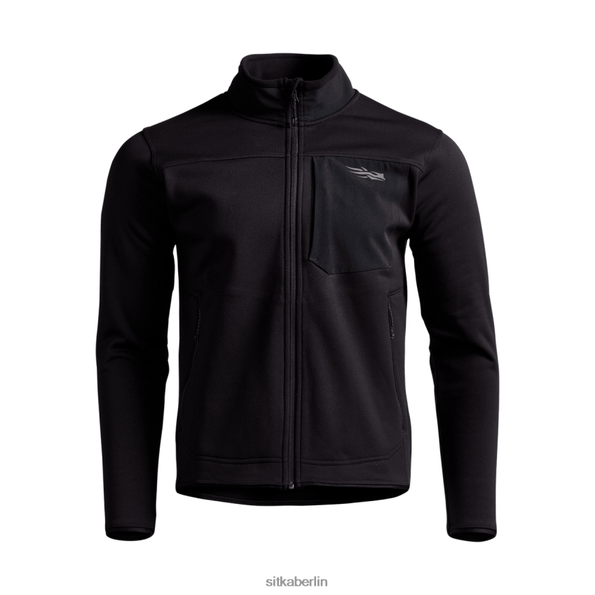 Jacken und Westen de SITKA Gear Männer Dry Creek Fleecejacke Schwarz ZPVJL058