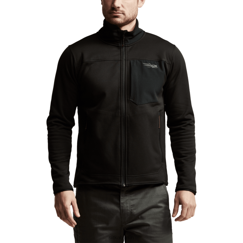 Jacken und Westen de SITKA Gear Männer Dry Creek Fleecejacke Schwarz ZPVJL058