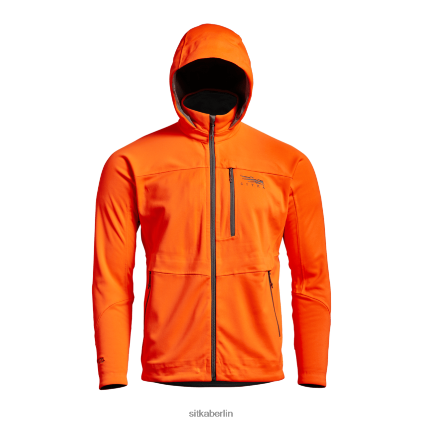 Jacken und Westen de SITKA Gear Männer Jetstream-Jacke leuchtendes Orange ZPVJL017