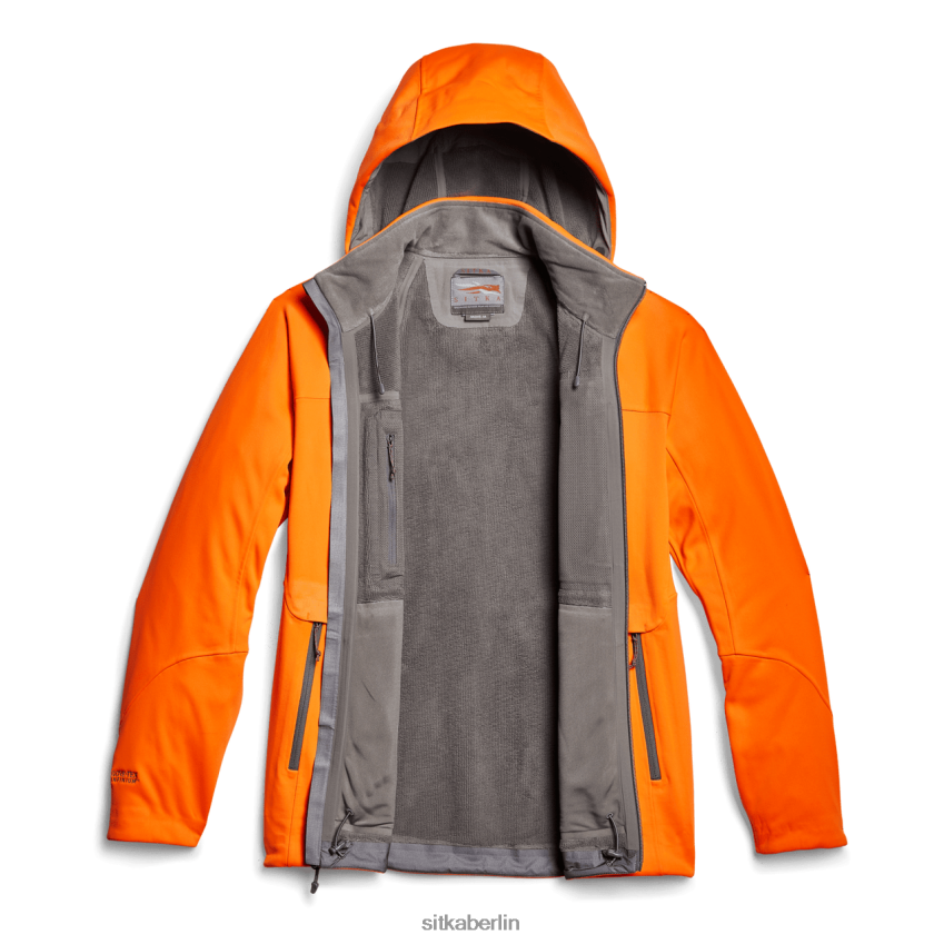 Jacken und Westen de SITKA Gear Männer Jetstream-Jacke leuchtendes Orange ZPVJL017