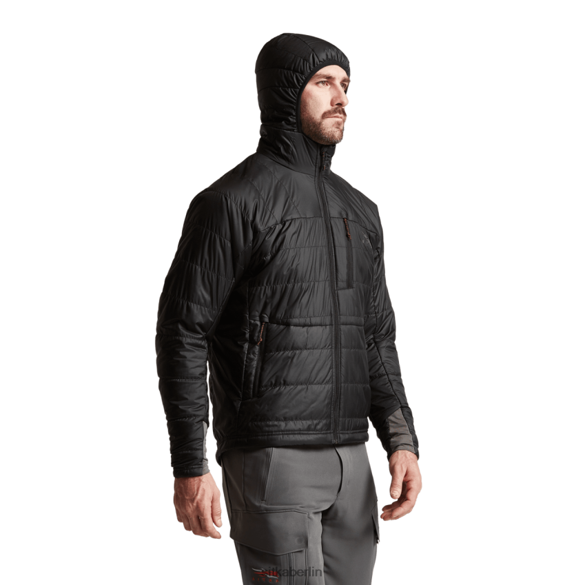 Jacken und Westen de SITKA Gear Männer Kelvin-Aerolite-Jacke Schwarz ZPVJL07