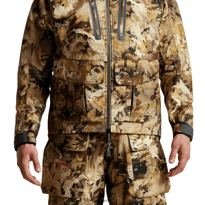 Jacken und Westen de SITKA Gear Männer Hudson-Jacke Optifade Wasservogelsumpf ZPVJL087