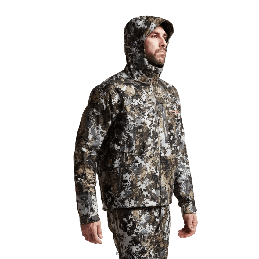Jacken und Westen de SITKA Gear Männer Regenjacke optifade erhöht ii ZPVJL048