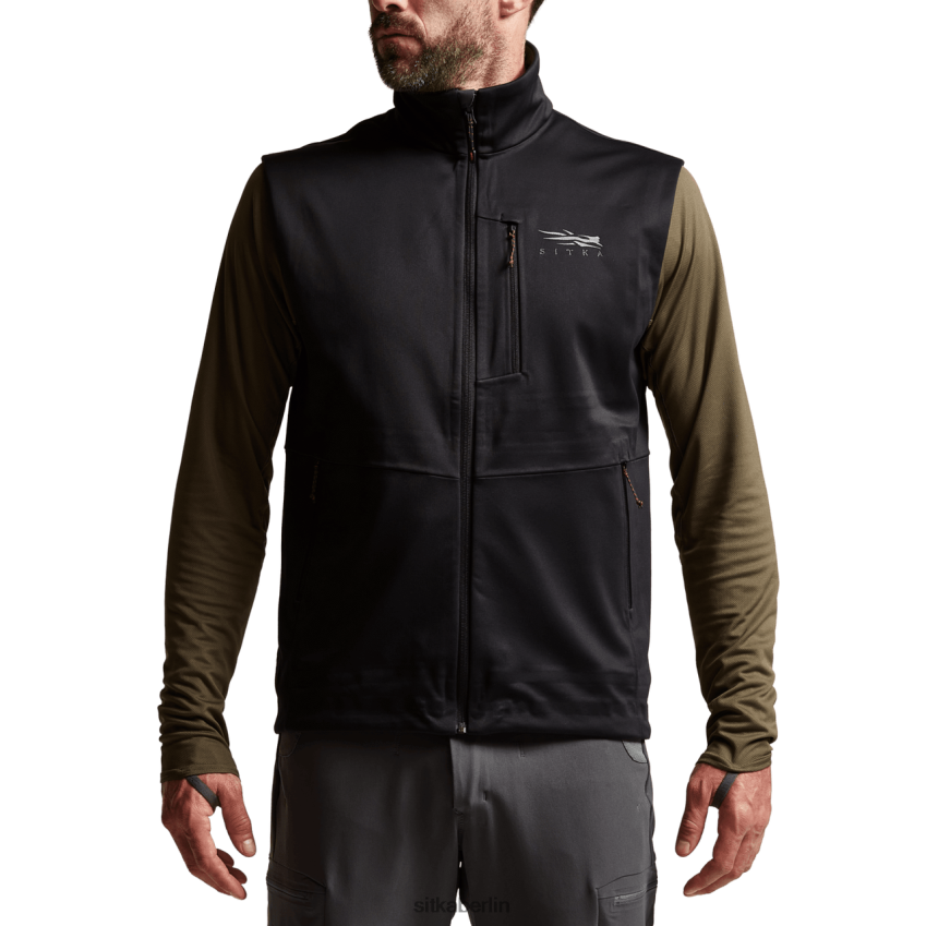 Jacken und Westen de SITKA Gear Männer Jetstream-Weste Schwarz ZPVJL065
