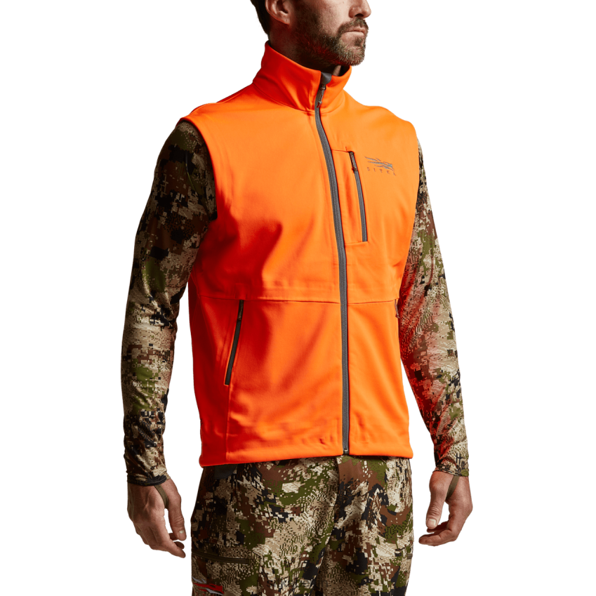 Jacken und Westen de SITKA Gear Männer Jetstream-Weste leuchtendes Orange ZPVJL063