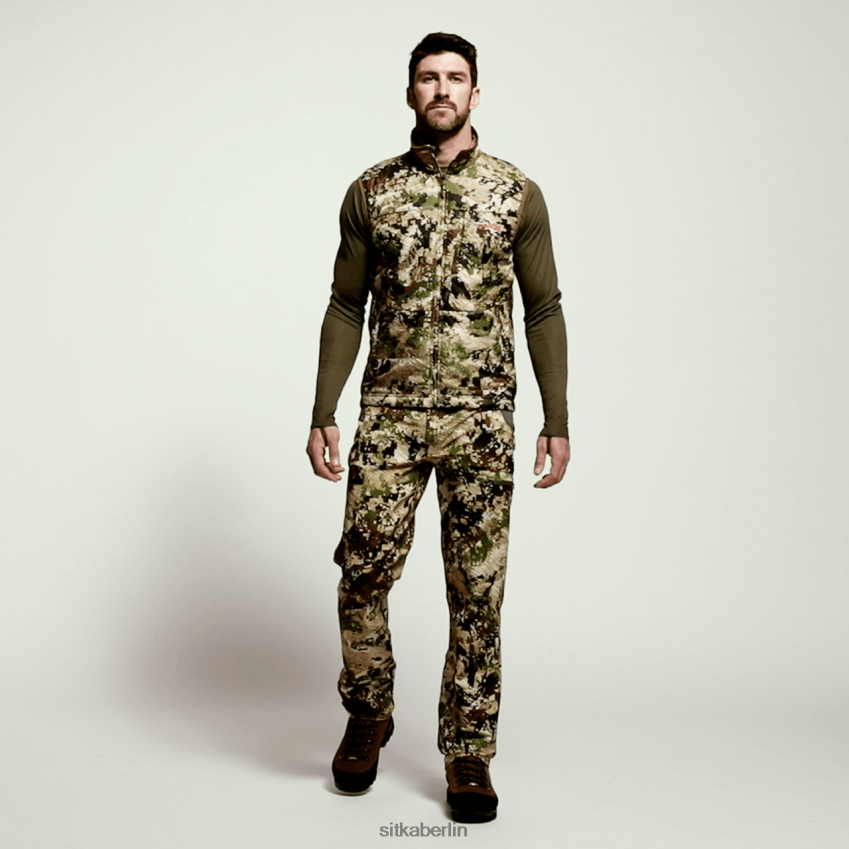 Jacken und Westen de SITKA Gear Männer Kelvin-Aerolite-Weste Optifade subalpin ZPVJL069