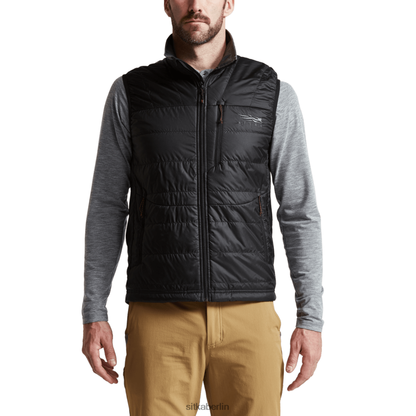 Jacken und Westen de SITKA Gear Männer Kelvin-Aerolite-Weste Schwarz ZPVJL073
