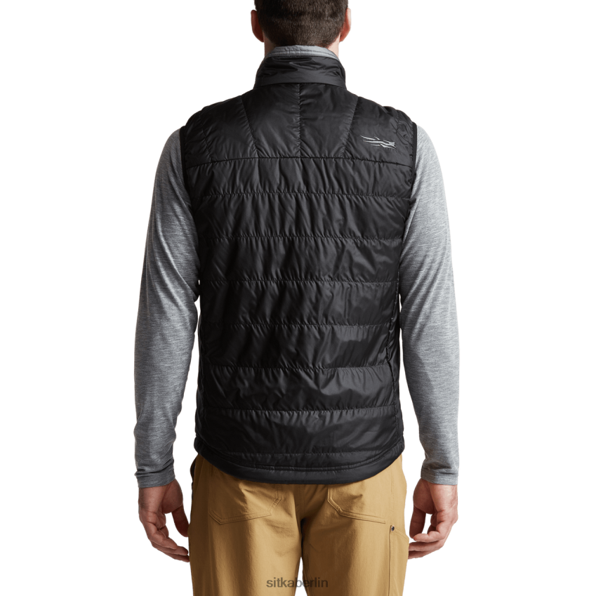 Jacken und Westen de SITKA Gear Männer Kelvin-Aerolite-Weste Schwarz ZPVJL073