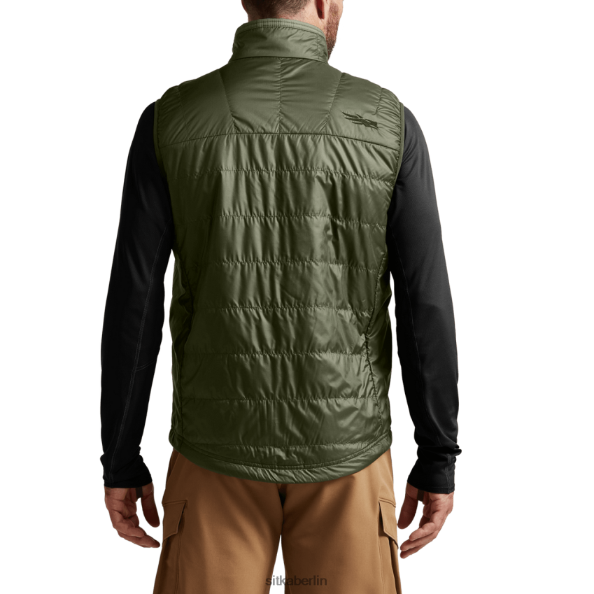 Jacken und Westen de SITKA Gear Männer Kelvin-Aerolite-Weste staubiges Oliv ZPVJL074