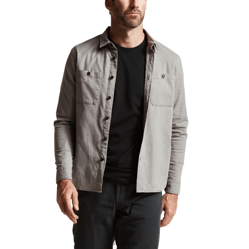 Spitzen de SITKA Gear Männer Ambary LS-Shirt Holzrauchheide ZPVJL0161