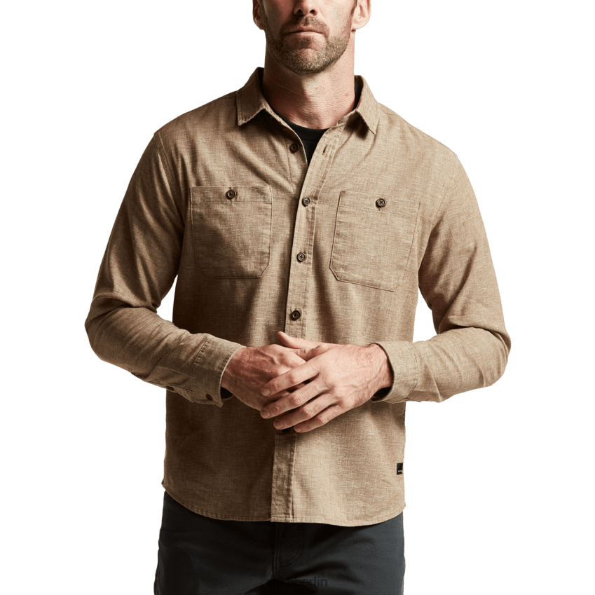Spitzen de SITKA Gear Männer Ambary LS-Shirt Kojotenheide ZPVJL0160