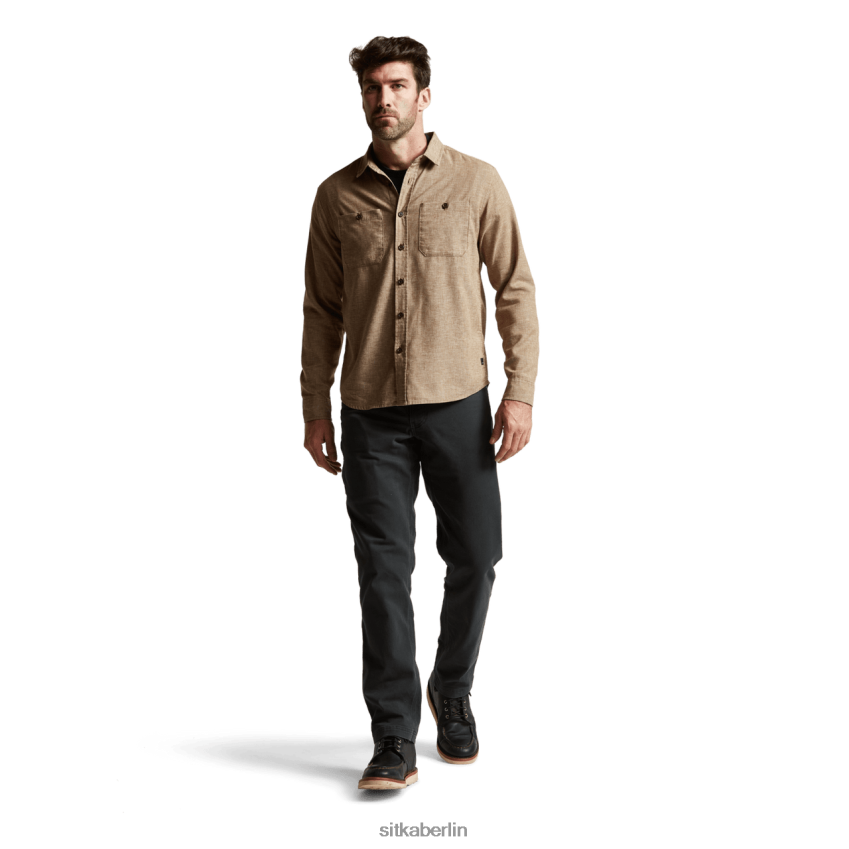 Spitzen de SITKA Gear Männer Ambary LS-Shirt Kojotenheide ZPVJL0160