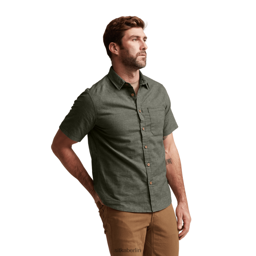 Spitzen de SITKA Gear Männer Ambary SS-Shirt tiefes Flechtenheidekraut ZPVJL0165