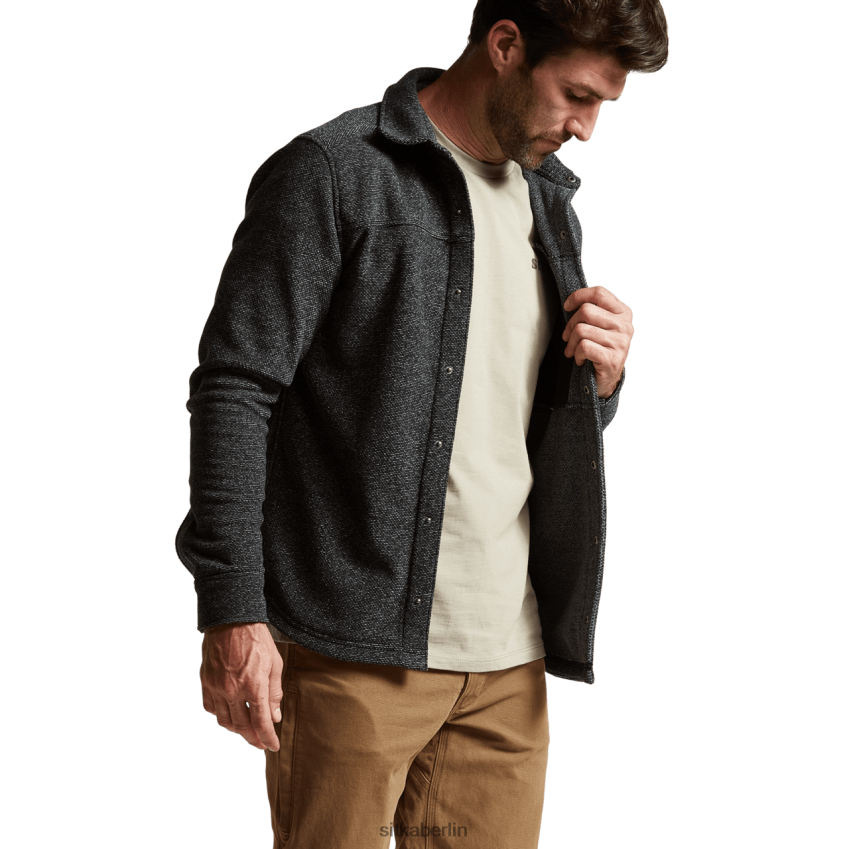 Spitzen de SITKA Gear Männer Snowcrest LS-Shirt schwarze Heide ZPVJL0162