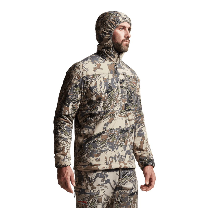 Spitzen de SITKA Gear Männer Ambient-Kapuzenpullover Optifade offenes Land ZPVJL084