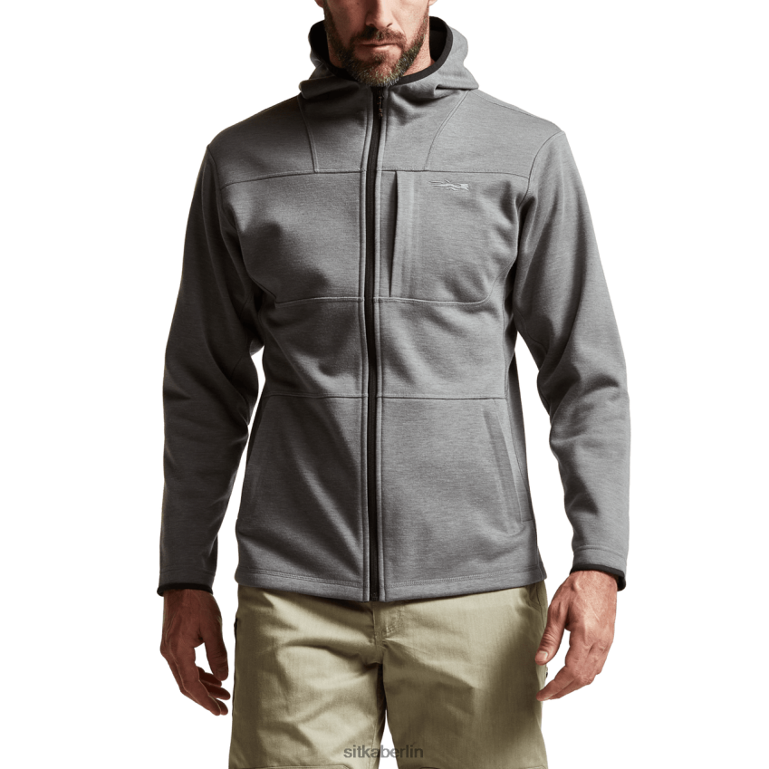 Spitzen de SITKA Gear Männer Camp-Kapuzenpullover Kohleheide ZPVJL0129