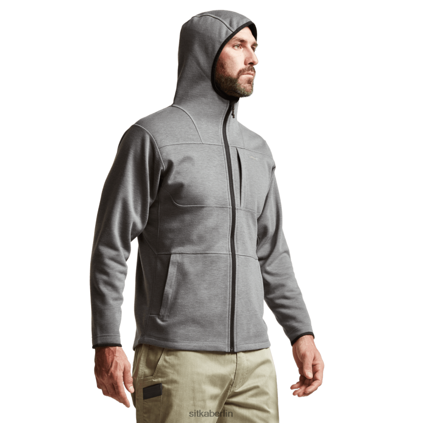 Spitzen de SITKA Gear Männer Camp-Kapuzenpullover Kohleheide ZPVJL0129