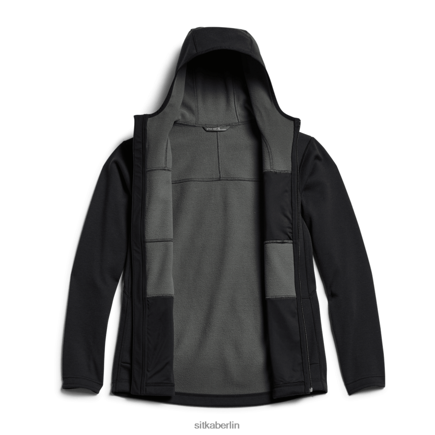 Spitzen de SITKA Gear Männer Camp-Kapuzenpullover Schwarz ZPVJL0128