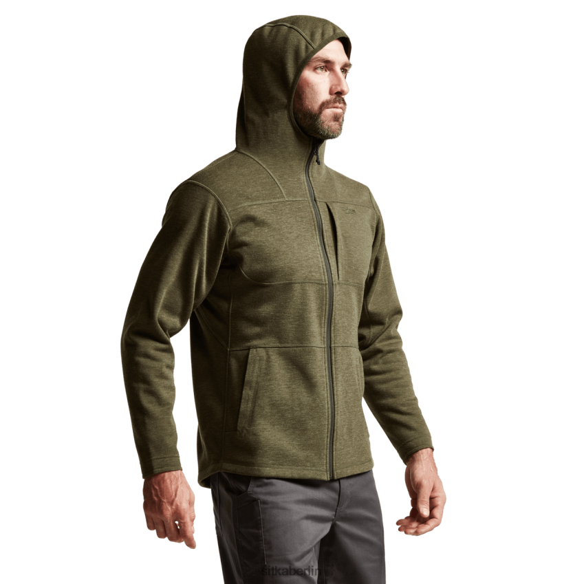Spitzen de SITKA Gear Männer Camp-Kapuzenpullover tiefe Flechte ZPVJL0130
