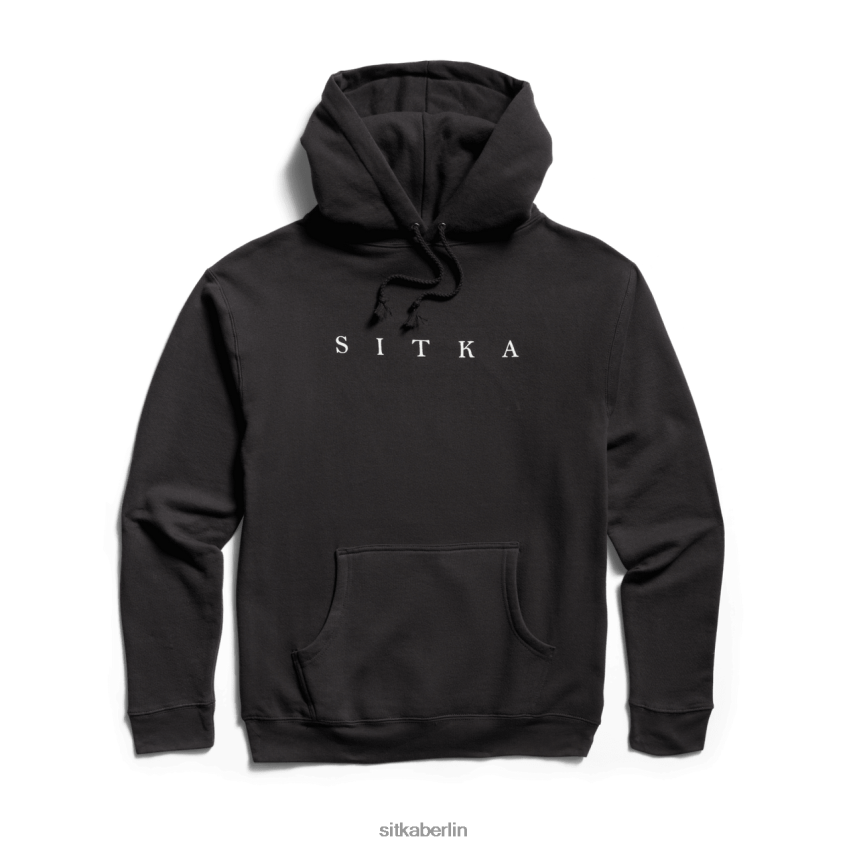 Spitzen de SITKA Gear Männer Foundation-Pullover-Kapuzenpullover Schwarz ZPVJL0124