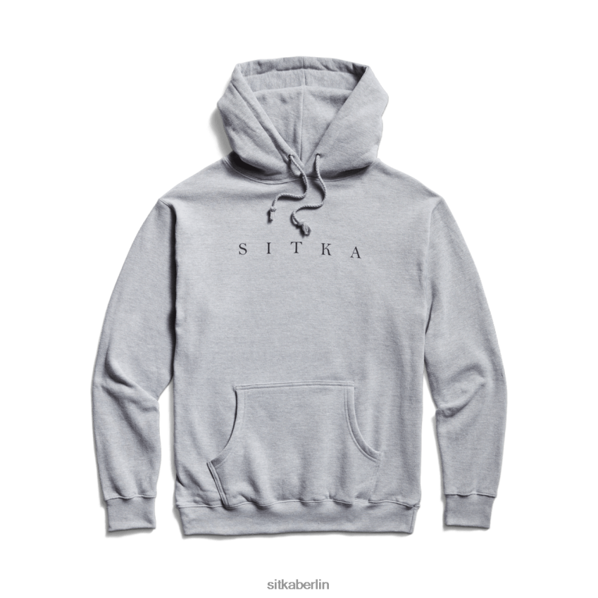 Spitzen de SITKA Gear Männer Foundation-Pullover-Kapuzenpullover grau meliert ZPVJL0125