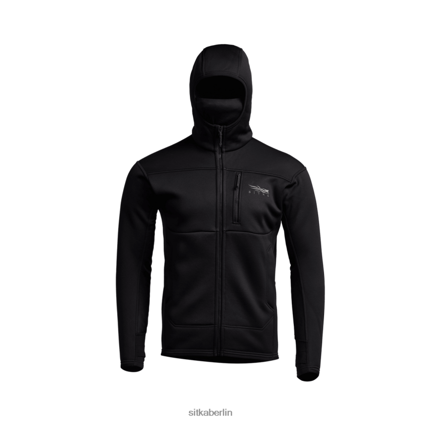 Spitzen de SITKA Gear Männer Kapuzenpullover durchqueren Schwarz ZPVJL090