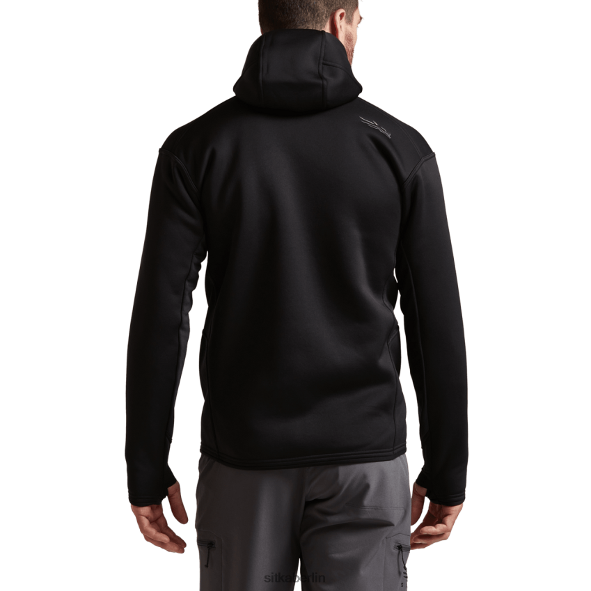 Spitzen de SITKA Gear Männer Kapuzenpullover durchqueren Schwarz ZPVJL090